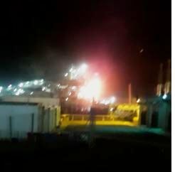 حريق في مصنع تازيازت