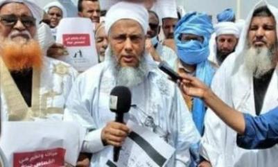 الشيخ الددو يقود وقفة للعلماء تطالب بتطبيق الشريعة في البلاد