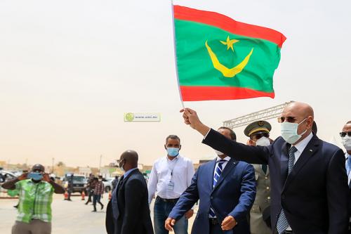 الرئيس ولد الغزواني يشرف على وضع حجر الأساس لبناء جسرين في العاصمة نواكشوط